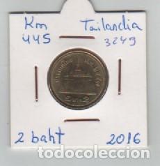 Monedas antiguas de Asia: MONEDA TAILANDIA 2 BATH 2016 - Foto 1