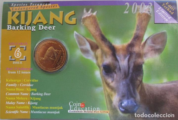 Monedas antiguas de Asia: Malaysia 25 sen 2003 - Foto 4