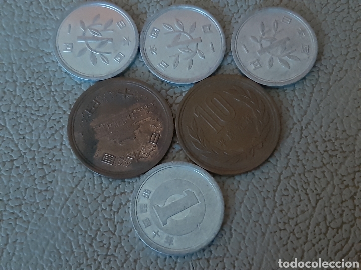 Monnaies anciennes d'Asie: 6 Monedas Japonesas