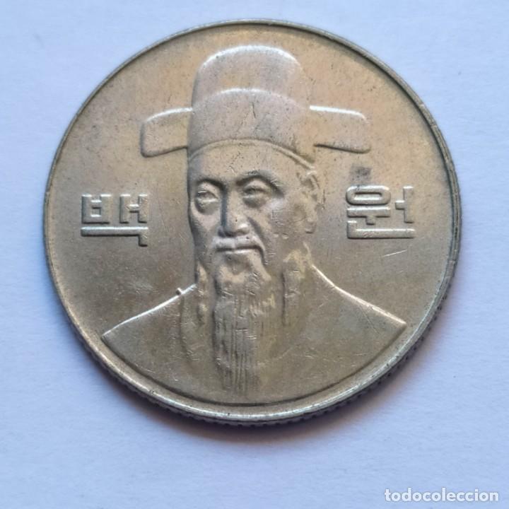 Monedas antiguas de Asia: ## Corea del sur - 100 won 2002 ## - Foto 1