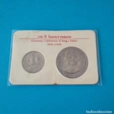 Monedas antiguas de Asia: MONEDAS DE TAILANDIA, 1993 10 BAHT - 2 BATH CENTENARY CELEBRATION - FATHER OF KING RAMA IX. Lote 217488400