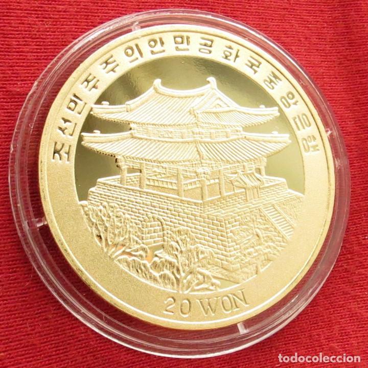 Monedas antiguas de Asia: Corea del Norte 20 won 2003 barco 1592 DPRK Korea - Foto 2