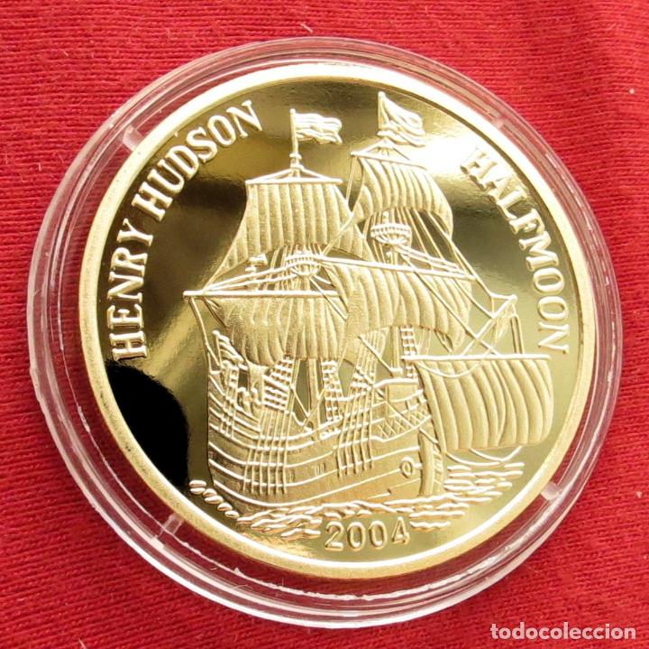 Monedas antiguas de Asia: Corea del Norte 20 won 2004 velero Halfmoon DPRK Korea - Foto 1