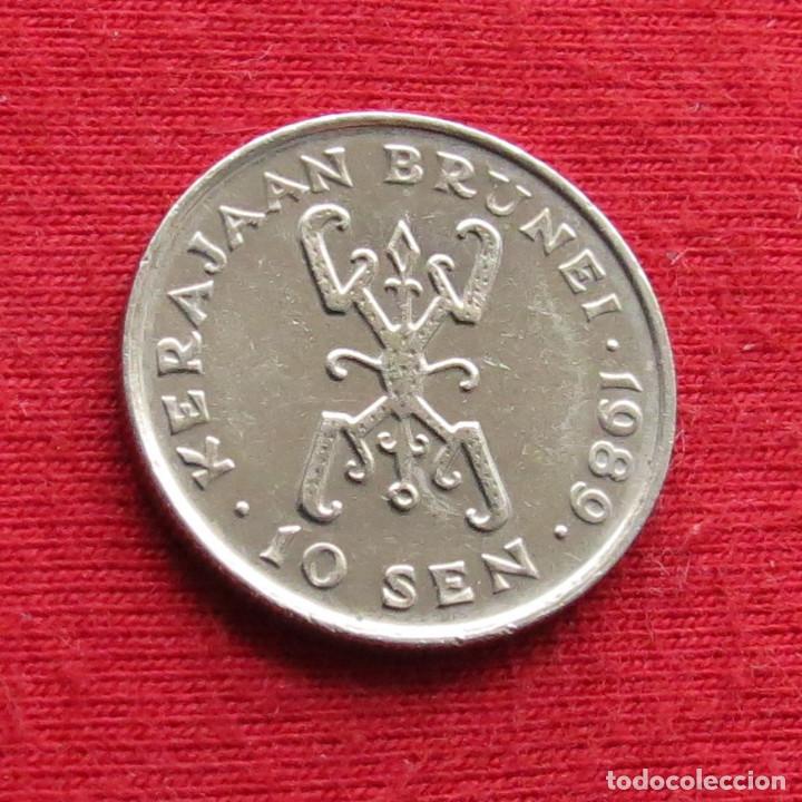 Monedas antiguas de Asia: Brunei 10 sen 1989 ,,,,,, - Foto 1