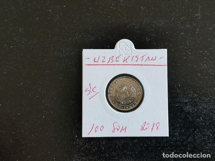 Monnaies anciennes d'Asie: UZBEKISTAN 100 SOM 2018 S/C