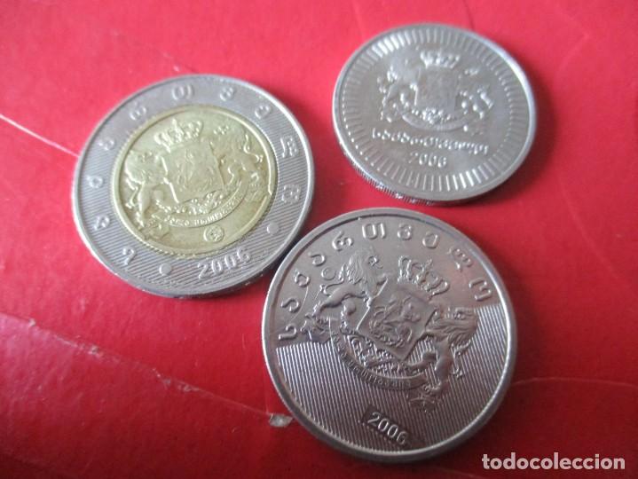 Monedas antiguas de Asia: Serie de 3 monedas de Georgia - Foto 1