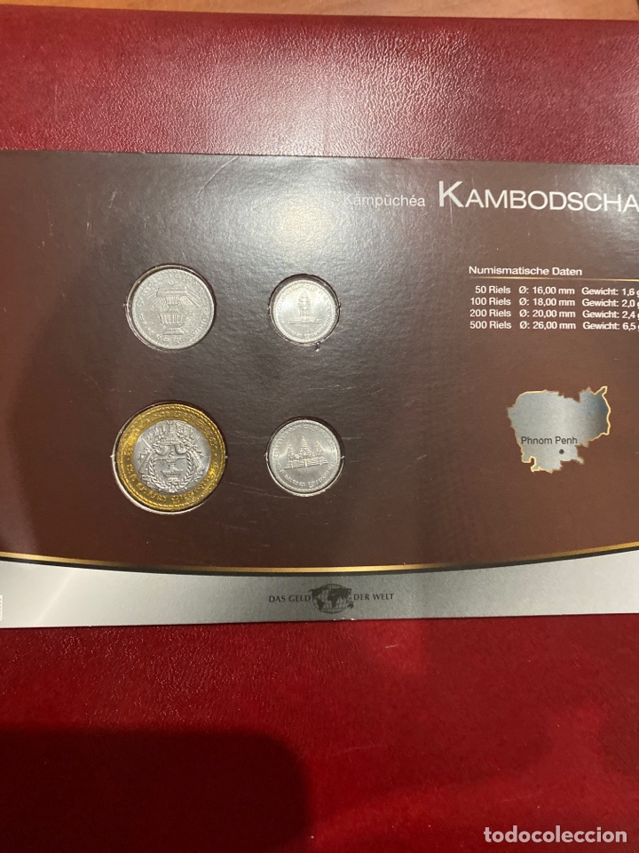 Monedas antiguas de Asia: Set monedas de Camboya - Foto 2