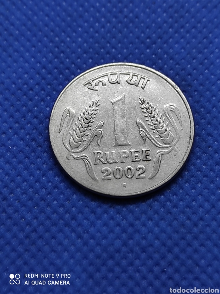 Monedas antiguas de Asia: INDIA 1 RUPIA 2002 CECA NOIDA - Foto 1
