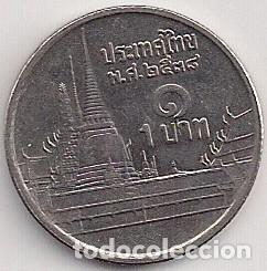 Monedas antiguas de Asia: Tailandia - 1 bath 1995 - Km#183 - Foto 2