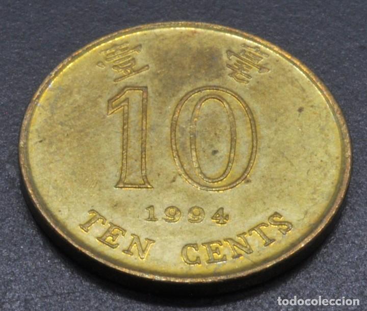 Monedas antiguas de Asia: Hong Kong, 10 centavos 1994 - Foto 2