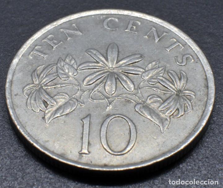 Monedas antiguas de Asia: Singapur, 10 centavos 1985 - Foto 1
