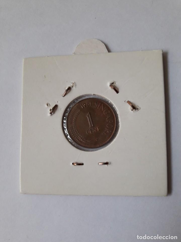 Monedas antiguas de Asia: SINGAPUR 1 CENTAVO 1981 KM#1a - Foto 2