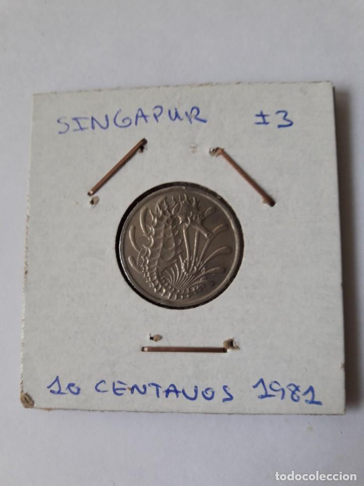 Monedas antiguas de Asia: SINGAPUR 10 CENTAVOS 1981 KM#3 S/C (UNC) - Foto 1