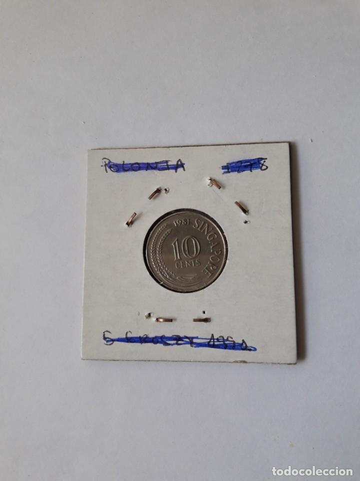 Monedas antiguas de Asia: SINGAPUR 10 CENTAVOS 1981 KM#3 S/C (UNC) - Foto 2