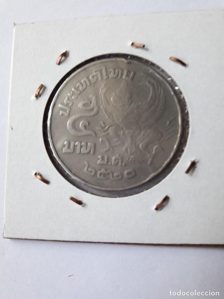 Monedas antiguas de Asia: TAILANDIA 5 BATH 1977 KM#111 - Foto 2