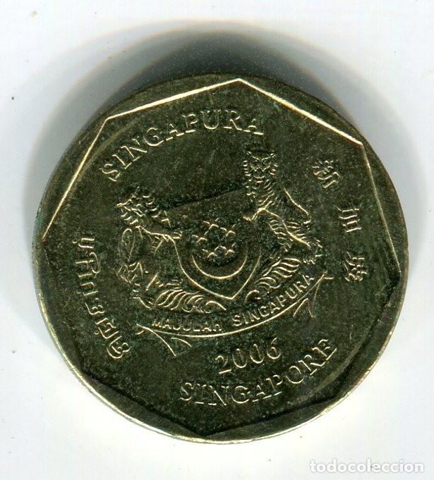 Monedas antiguas de Asia: SINGAPUR 1 DOLAR A&Ntilde;O 2006 S/C - Foto 1