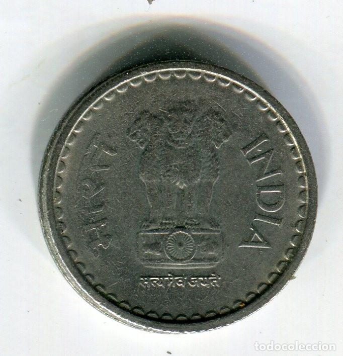 Monedas antiguas de Asia: INDIA 5 RUPEES A&Ntilde;O 2003 - Foto 2