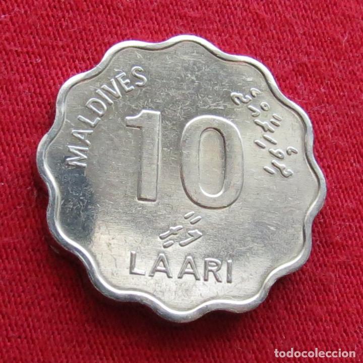 Monedas antiguas de Asia: Maldivas 10 laari 2001 - Foto 2