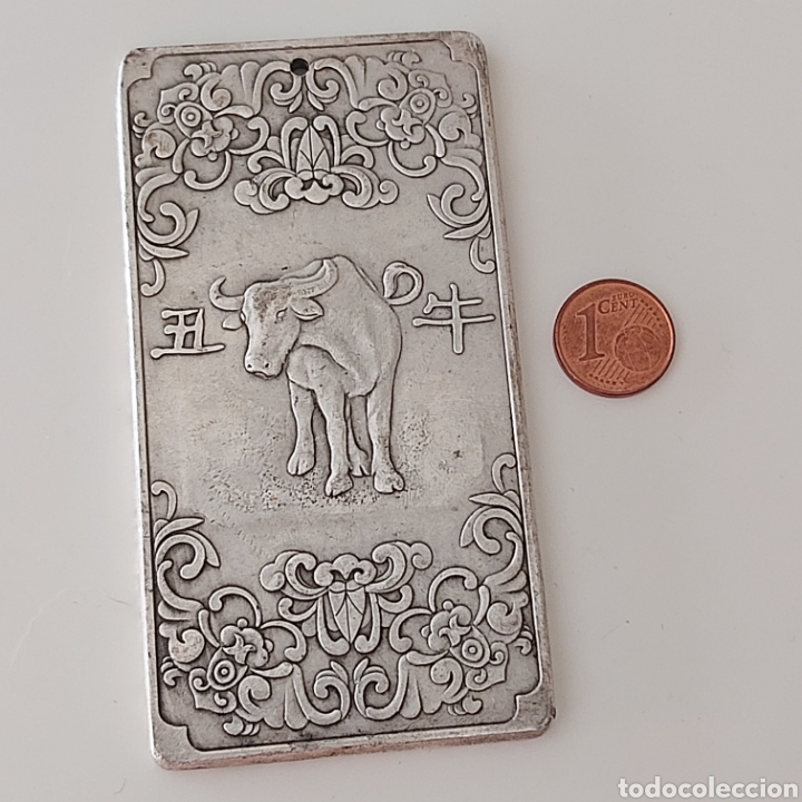 Monedas antiguas de Asia: EXCLUSIVO LINGOTE DE PLATA TIBETANA!!!! en venta directa 49 euros! ANIMAL: VACA.