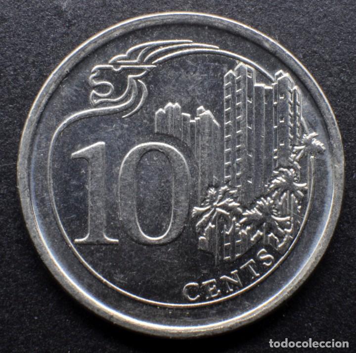 Monedas antiguas de Asia: Singapur, 10 centavos 2016 - Foto 2