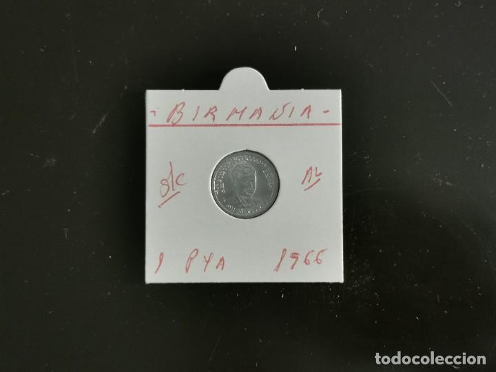 Alte M&uuml;nzen aus Asien: BIRMANIA(MYANMAR) 1 PYA 1966 S/C KM=38 (ALUMINIO)
