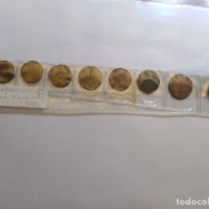 Monedas antiguas de Asia: .MONEDAS NEPAL TIRA DE 8 DIFERENTES CIRCULADAS EN DIVERSAS CALIDADES. Lote 281808673