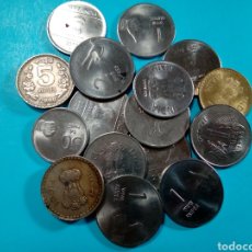 Monedas antiguas de Asia: INDIA LOTE DE 16 MONEDAS SURTIDAS. Lote 283806053