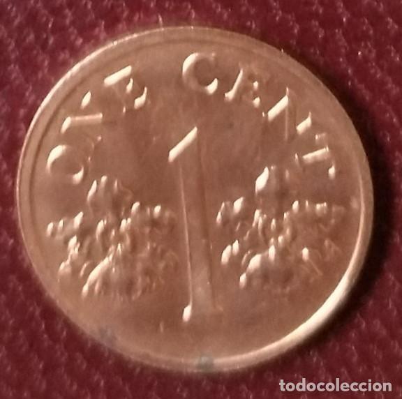 Monedas antiguas de Asia: 1 CENTAVO SINGAPUR 2001 - Foto 2