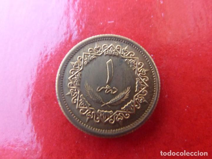 Monedas antiguas de Asia: LIBIA DIRHAM 1979 COBRE S/C - Foto 2
