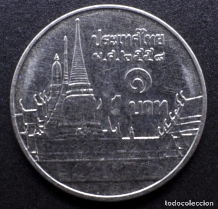 Monedas antiguas de Asia: Tailandia, 1 baht 2015 - Foto 2