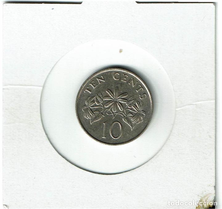 Monedas antiguas de Asia: SINGAPUR 10 CENTS 1989 - Foto 1