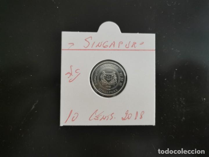 Monedas antiguas de Asia: SINGAPUR 10 CENTIMOS 2018 S/C - Foto 1