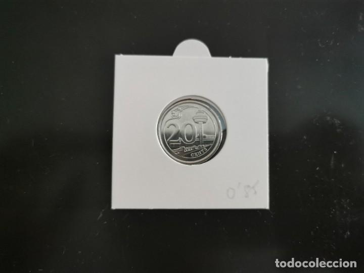 Monedas antiguas de Asia: SINGAPUR 20 CENTIMOS 2016 S/C - Foto 2