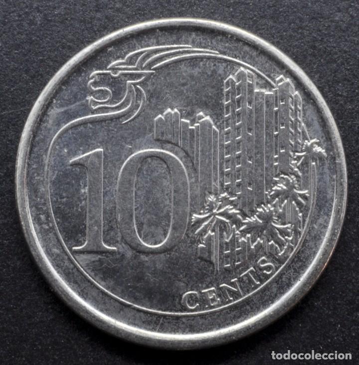 Monedas antiguas de Asia: Singapur, 10 centavos 2013 - Foto 2