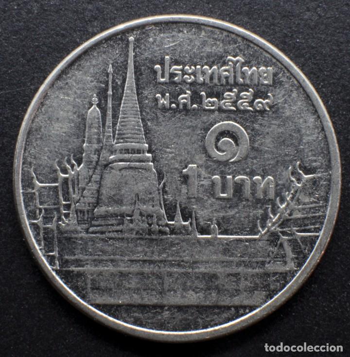 Monedas antiguas de Asia: Tailandia, 1 baht 2014 - Foto 2