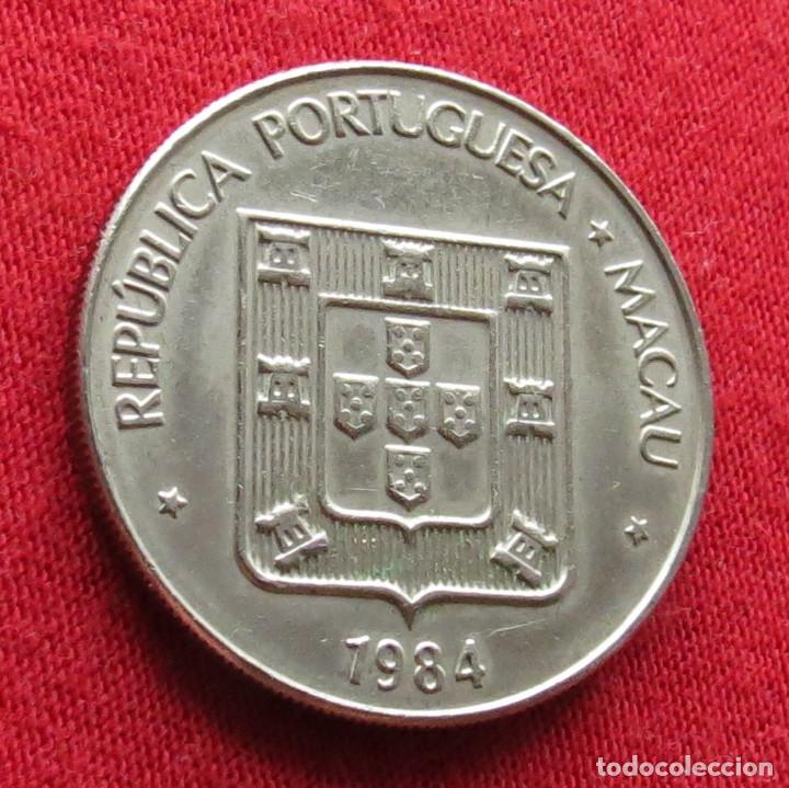 Monedas antiguas de Asia: Macau 1 pataca 1984 macao - Foto 1
