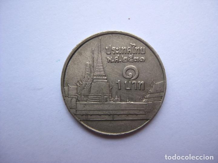 Monedas antiguas de Asia: MONEDA TAILANDIA 1 BATH - Foto 2