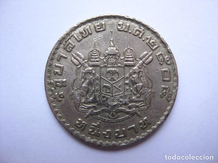 Monedas antiguas de Asia: MONEDA TAILANDIA 1 BATH - Foto 2