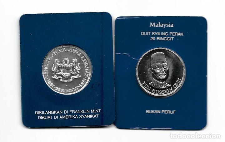 Monedas antiguas de Asia: MONEDA DE PLATA DE 20 RINGGIT A&Ntilde;O 1981-1985 MALAYSIA. BU - Foto 1