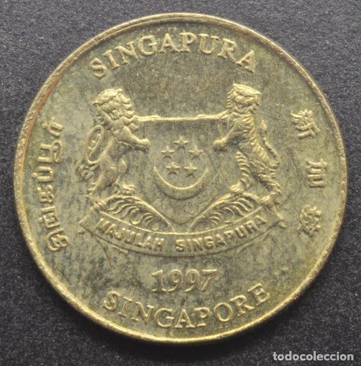 Monedas antiguas de Asia: Singapur, 5 centavos 1997 - Foto 1