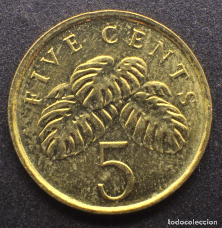 Monedas antiguas de Asia: Singapur, 5 centavos 2011 - Foto 2