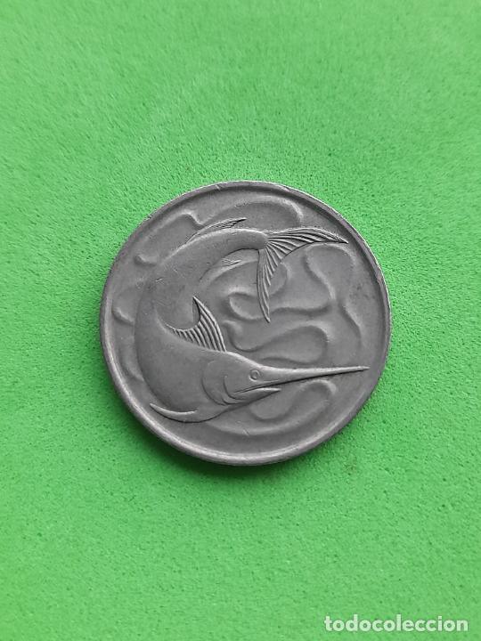 Monedas antiguas de Asia: Singapur. 20 C&eacute;ntimos. A&ntilde;o 1972. - Foto 1