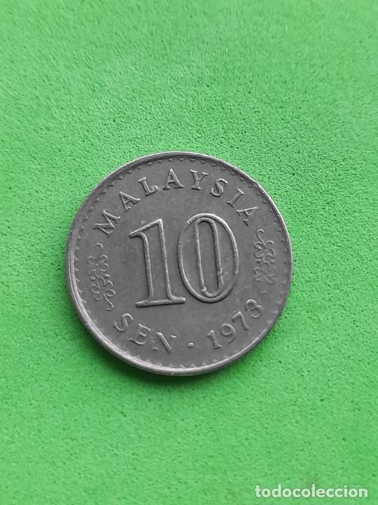 Monedas antiguas de Asia: Malasia. 10 Sen. A&ntilde;o 1973 - Foto 2