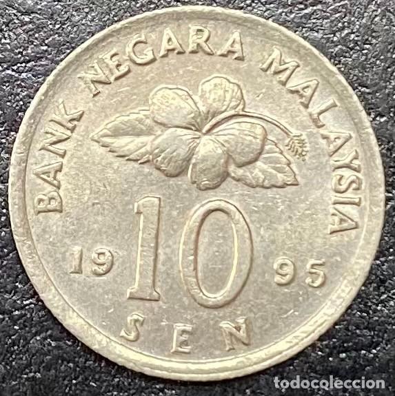 Monedas antiguas de Asia: MALASIA 10 SEN 1995 - Foto 2