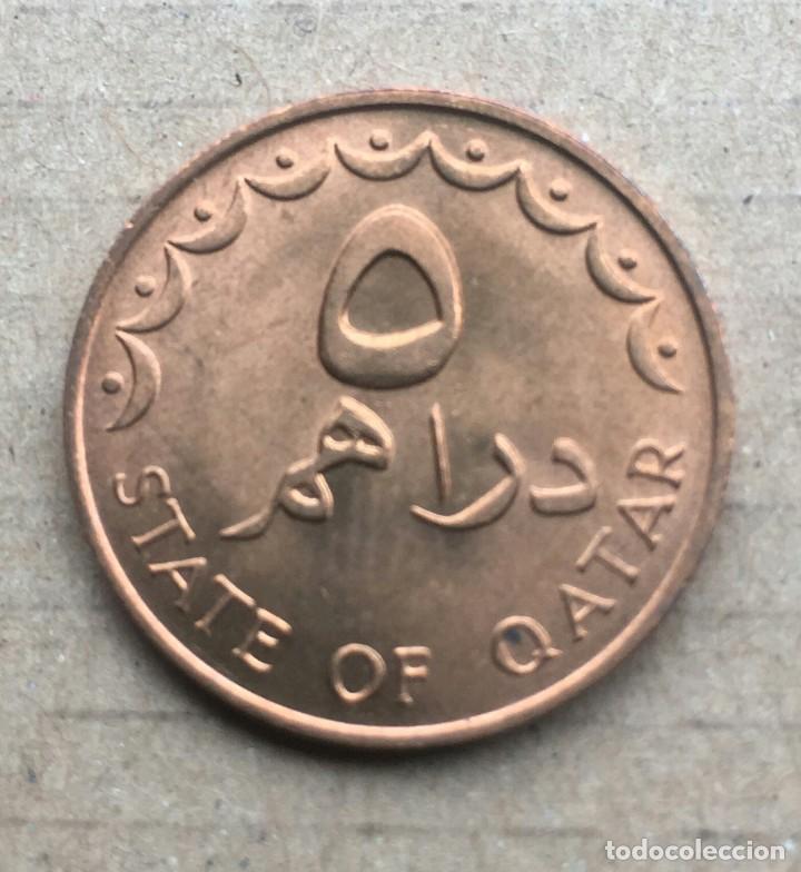 Monedas antiguas de Asia: Qatar Catar 10 dirham, 1973- 1978 EBC - Foto 2