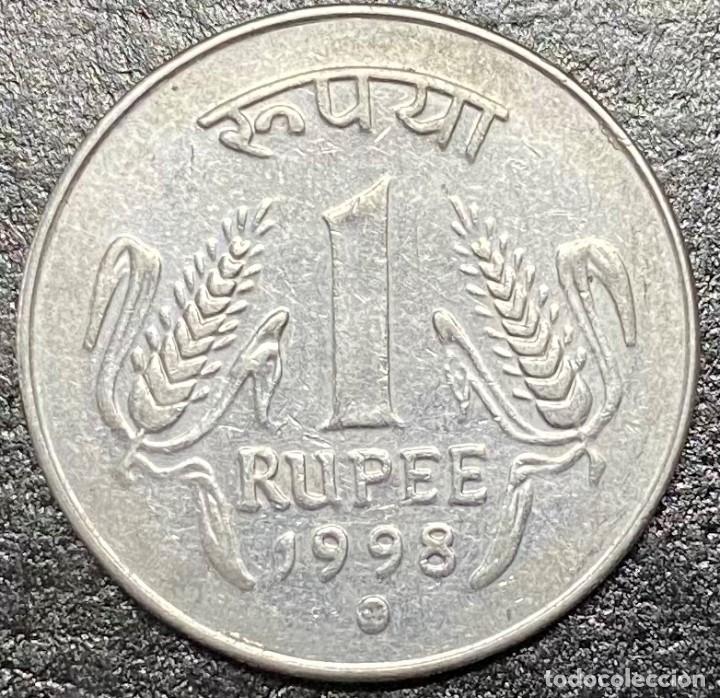 Monedas antiguas de Asia: INDIA 1 RUPEE 1998 - Foto 2
