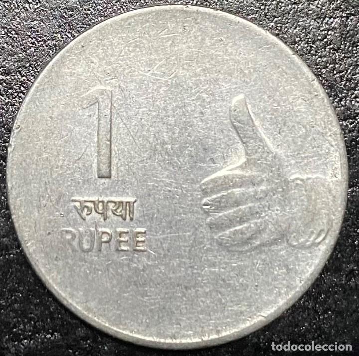 Monedas antiguas de Asia: INDIA 1 RUPEE 2008 - Foto 2