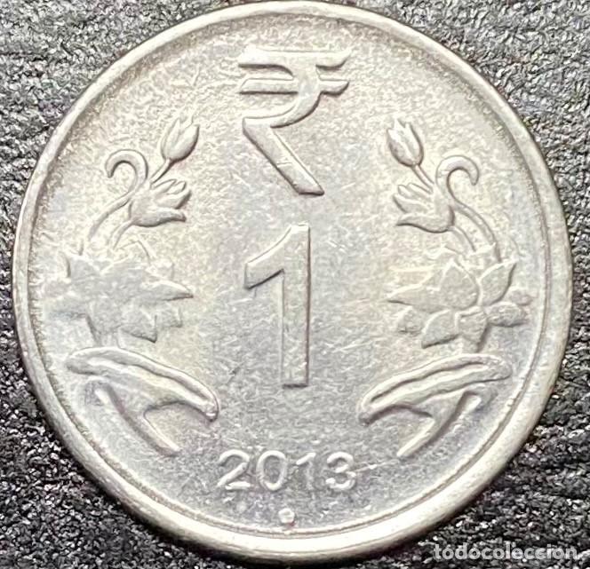 Monedas antiguas de Asia: INDIA 1 RUPEE 2013 - Foto 2