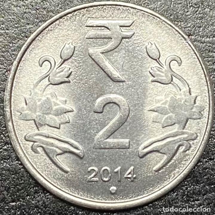 Monedas antiguas de Asia: INDIA 2 RUPEE 2014 - Foto 2