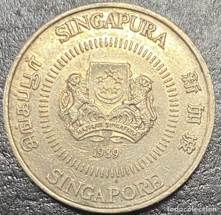 Monedas antiguas de Asia: SINGAPURE 50 CENTAVOS 1989 - Foto 1